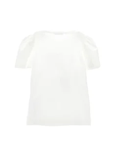 T-shirt cotone organico con rosa