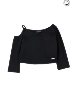 T-shirt cotone organico con spallina