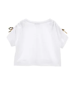T-shirt cotone organico cropped