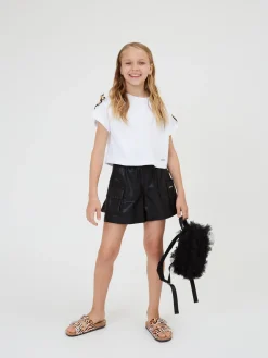 T-shirt cotone organico cropped