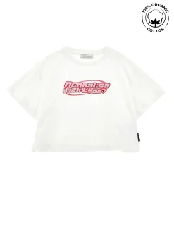 T-shirt cotone organico cropped