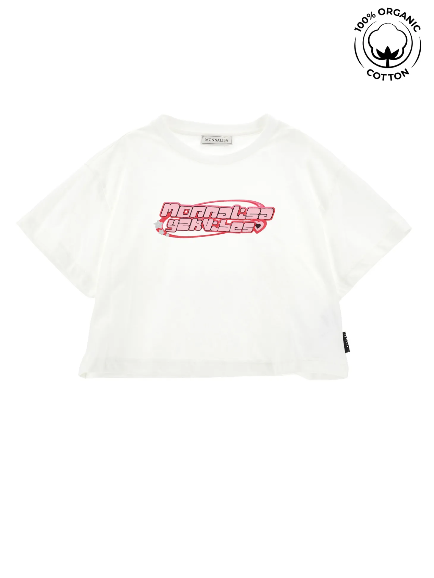 T-shirt cotone organico cropped