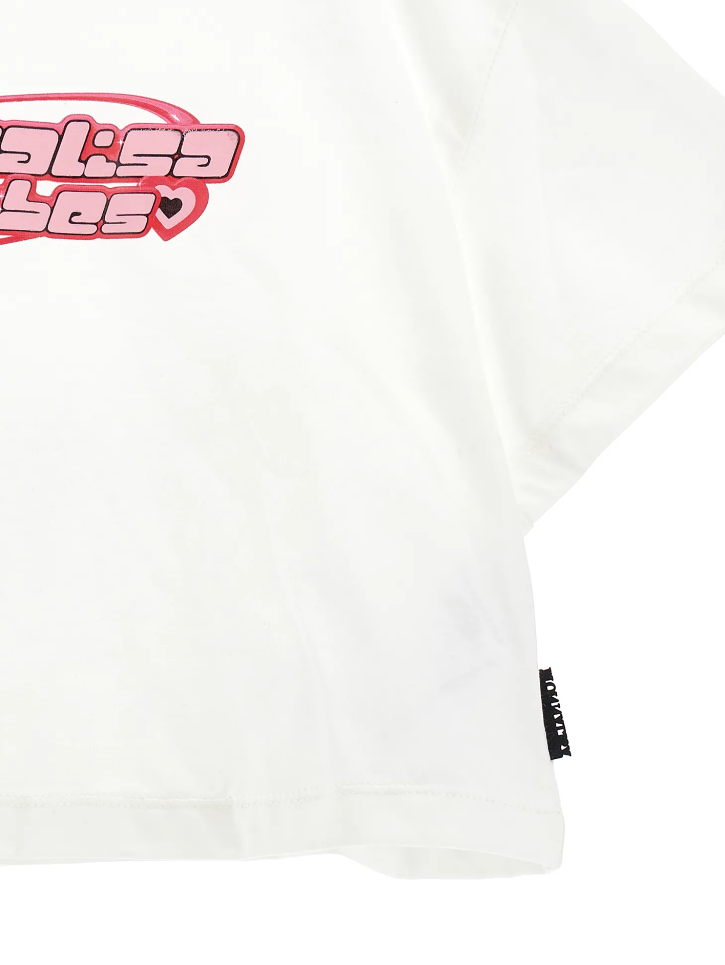 T-shirt cotone organico cropped