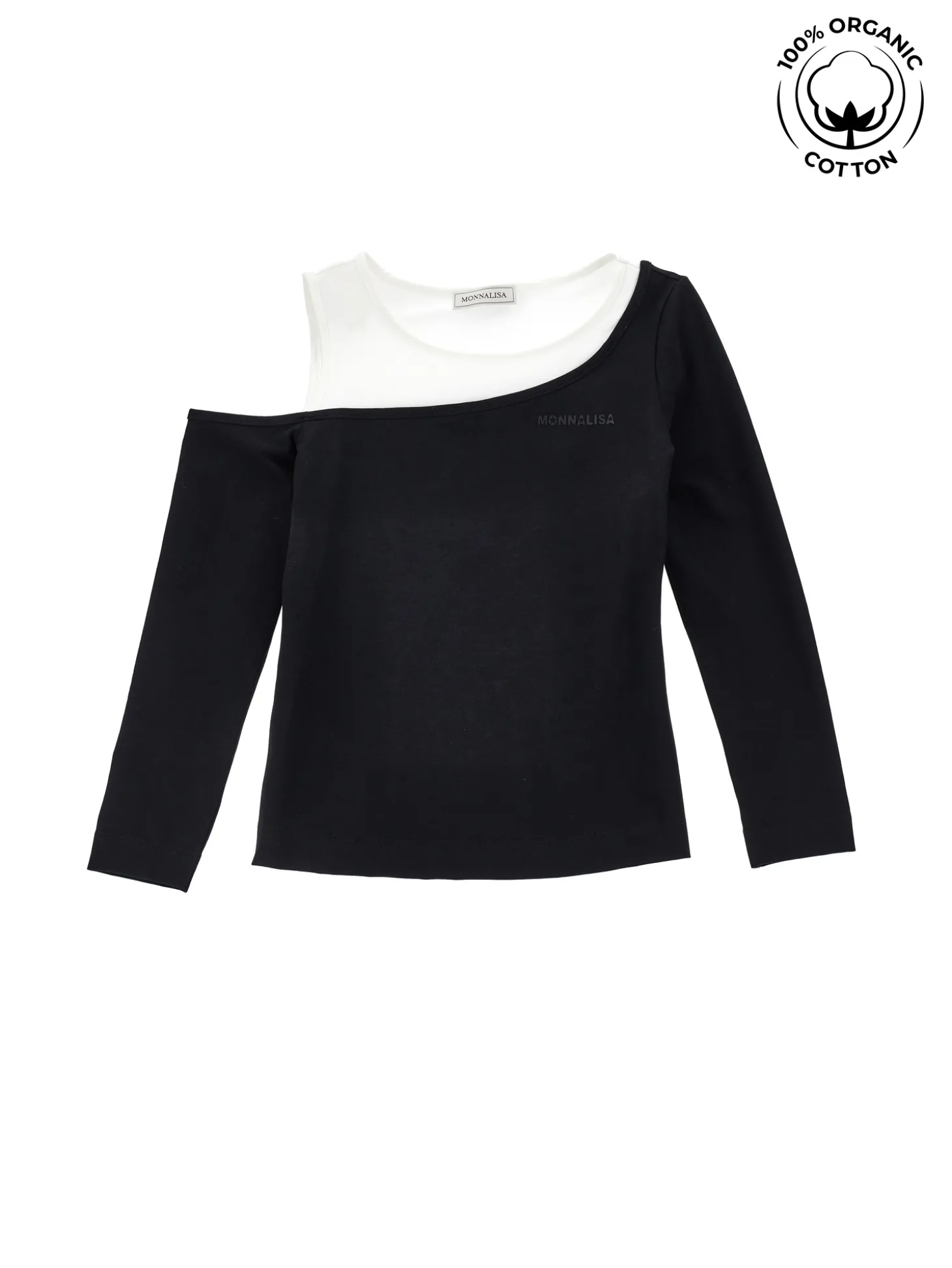T-shirt cotone organico cut out
