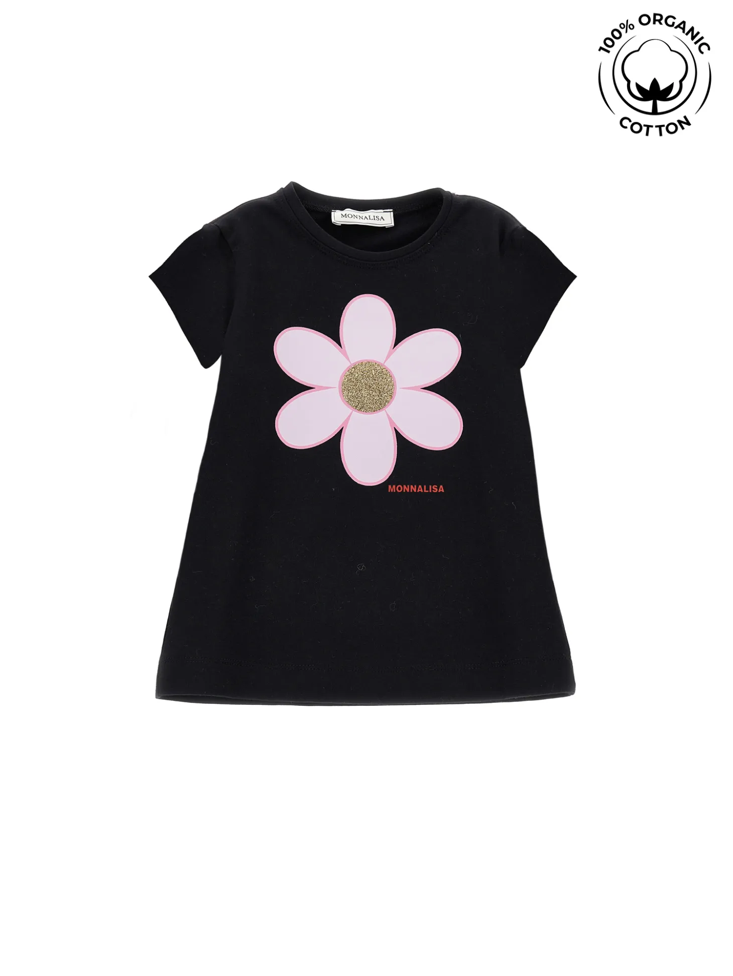 T-shirt cotone organico margherita
