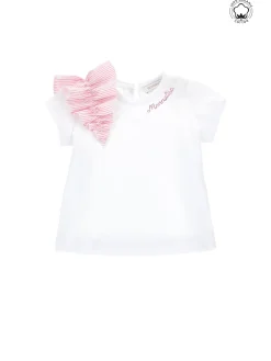 T-shirt cotone organico rouches