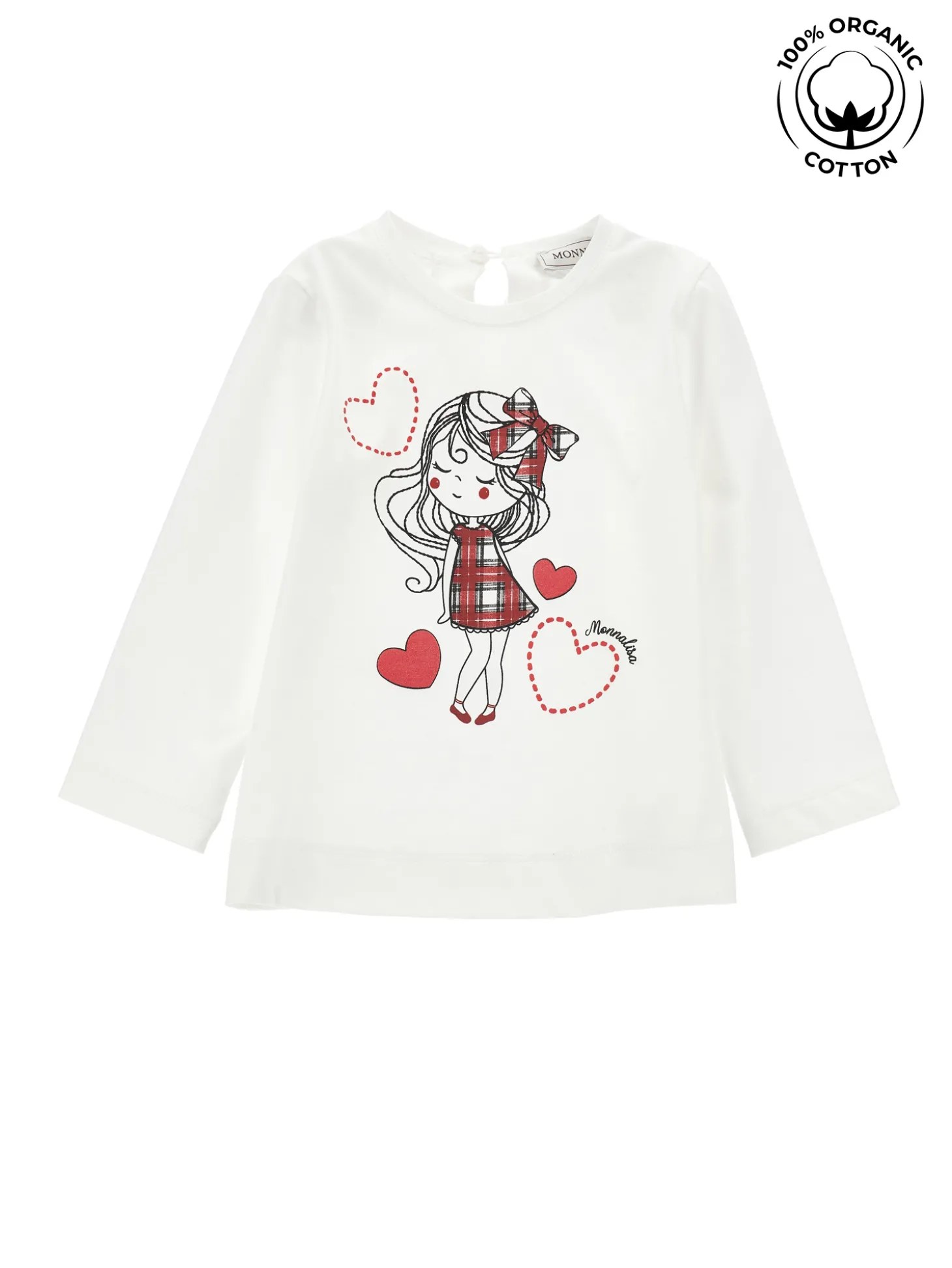 T-shirt cotone organico stampa girls