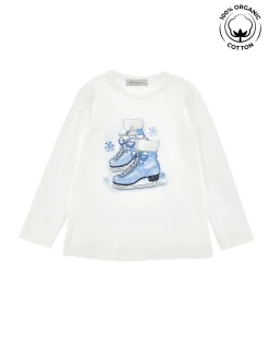T-shirt cotone organico stampa pattini