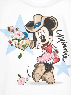 T-shirt cotone organico stampa Minnie