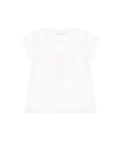 T-shirt cotone organico stampa castello