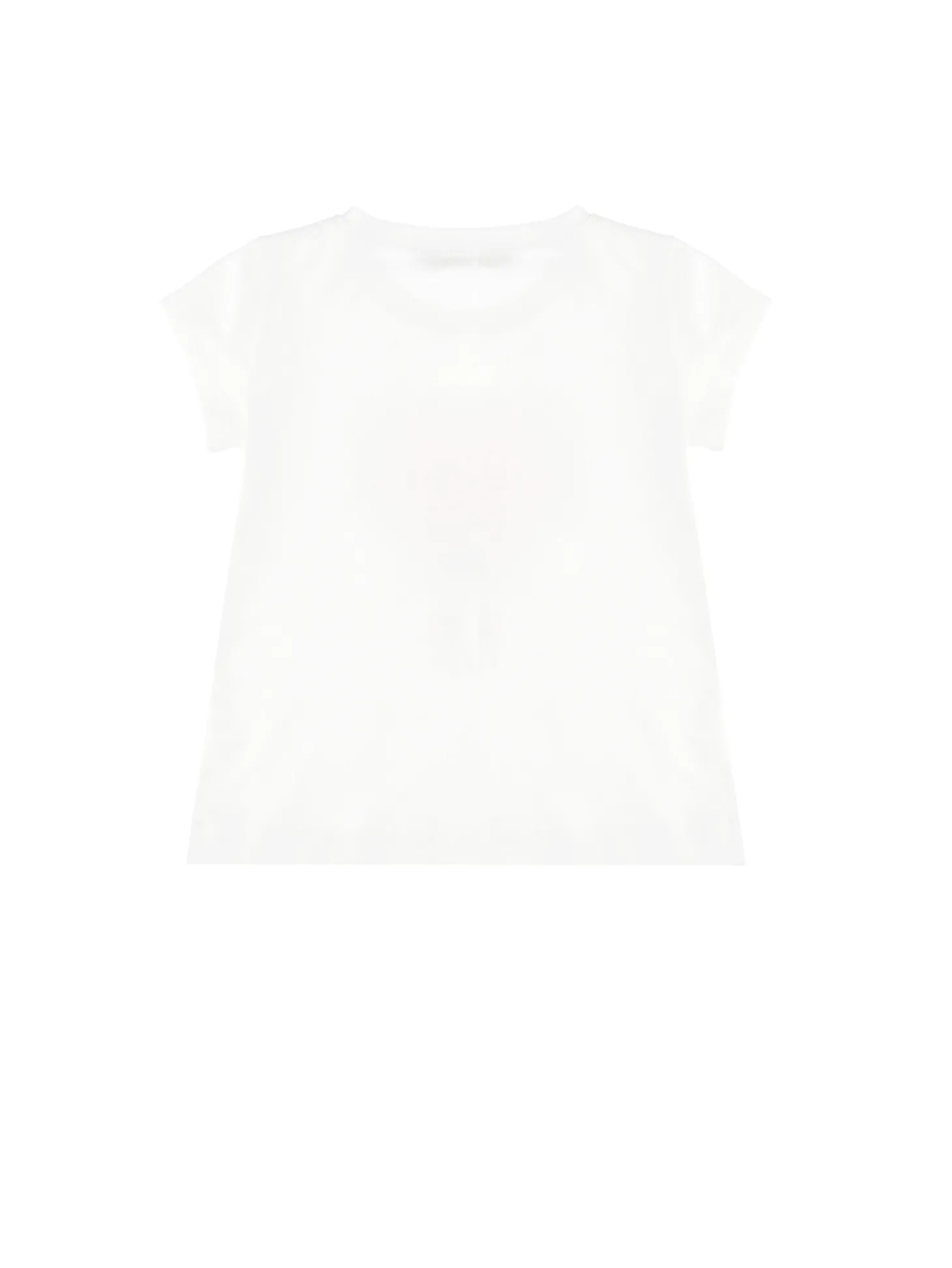 T-shirt cotone organico stampa castello