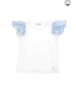 T-shirt cotone organico volants