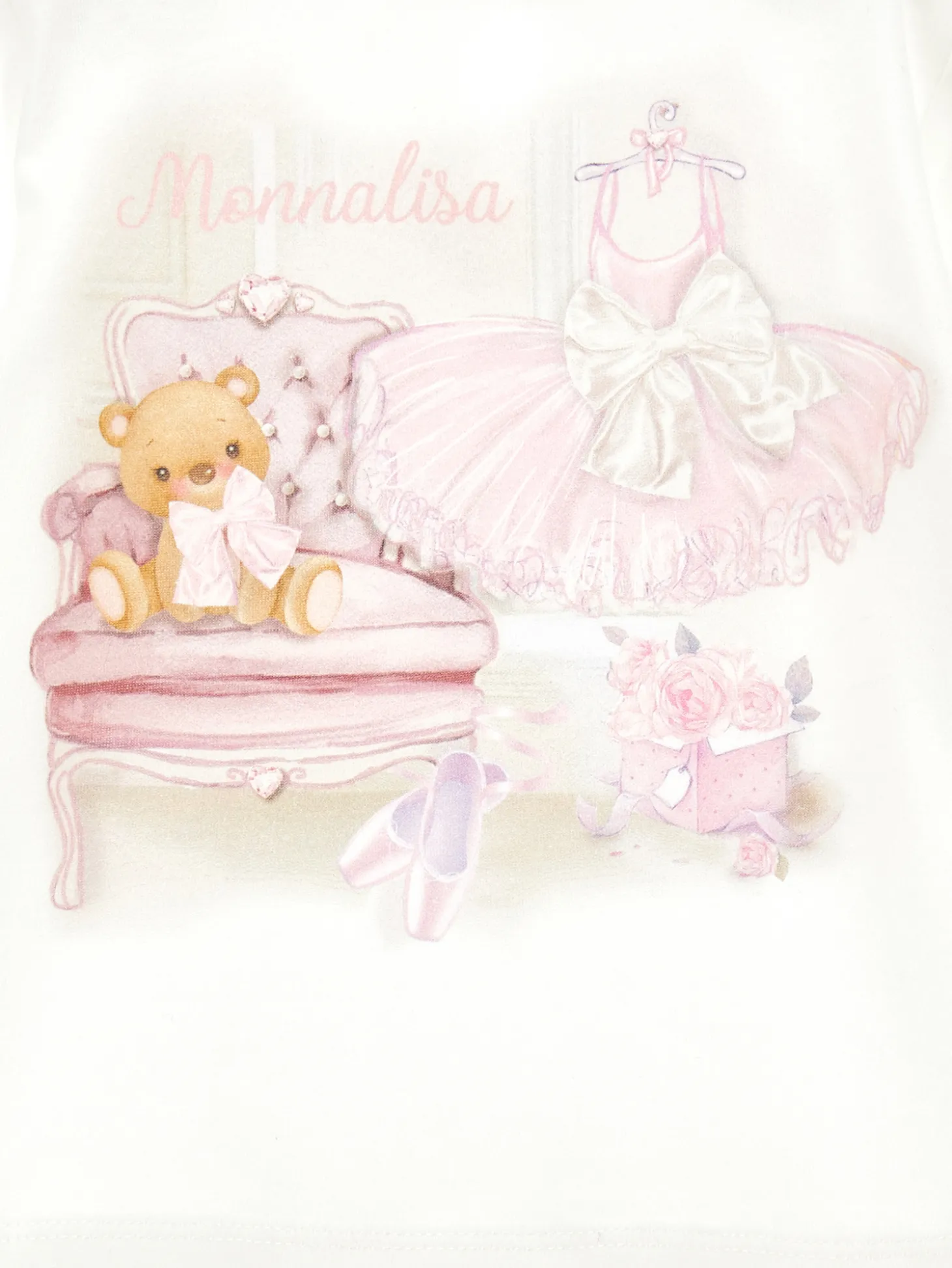T-shirt cotone stampa balletto