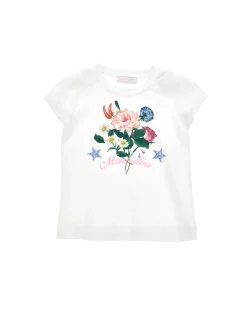 T-shirt cotone stampa floreale
