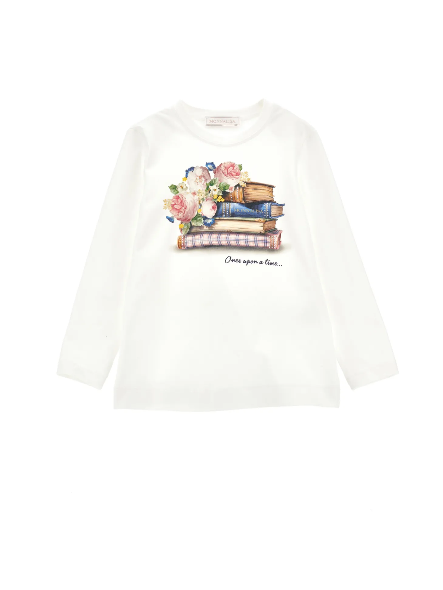 T-shirt cotone stampa libri