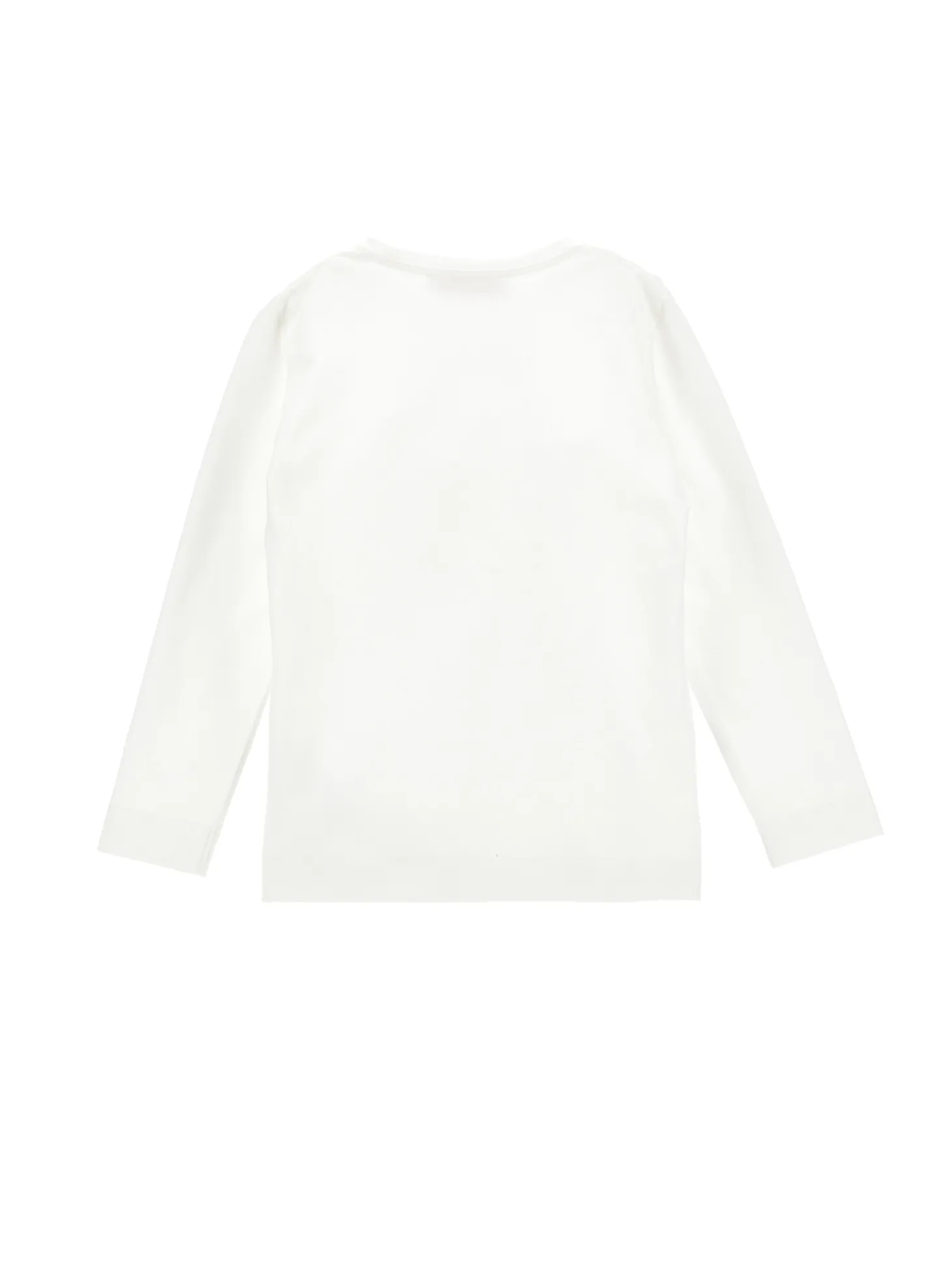T-shirt cotone stampata con logo strass