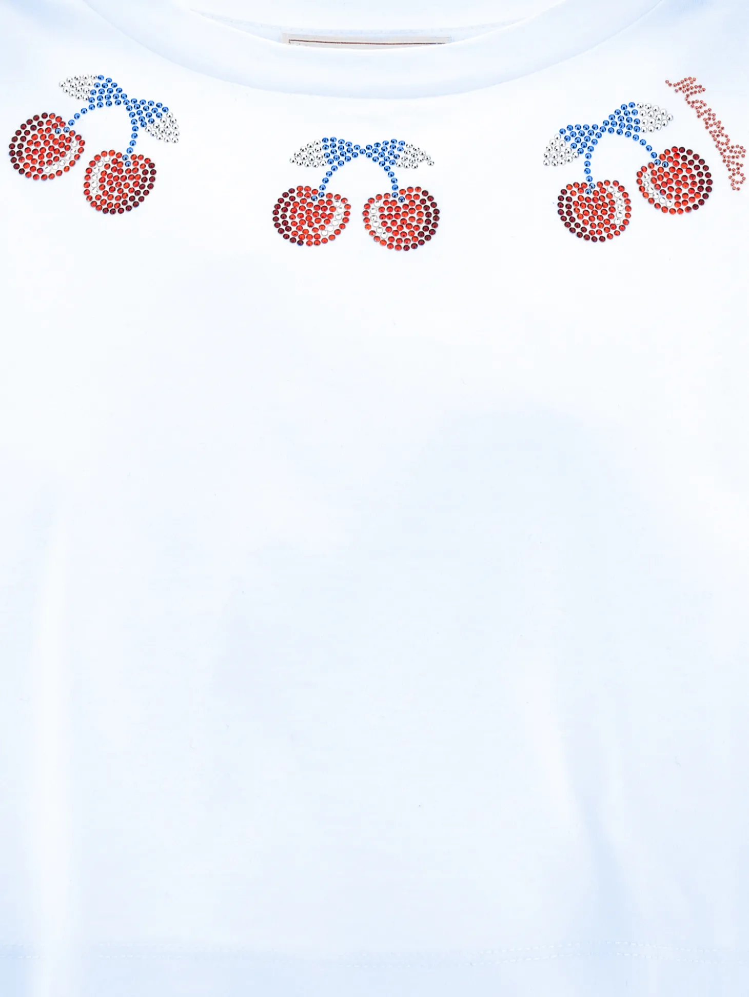 T-shirt cropped ciliegie