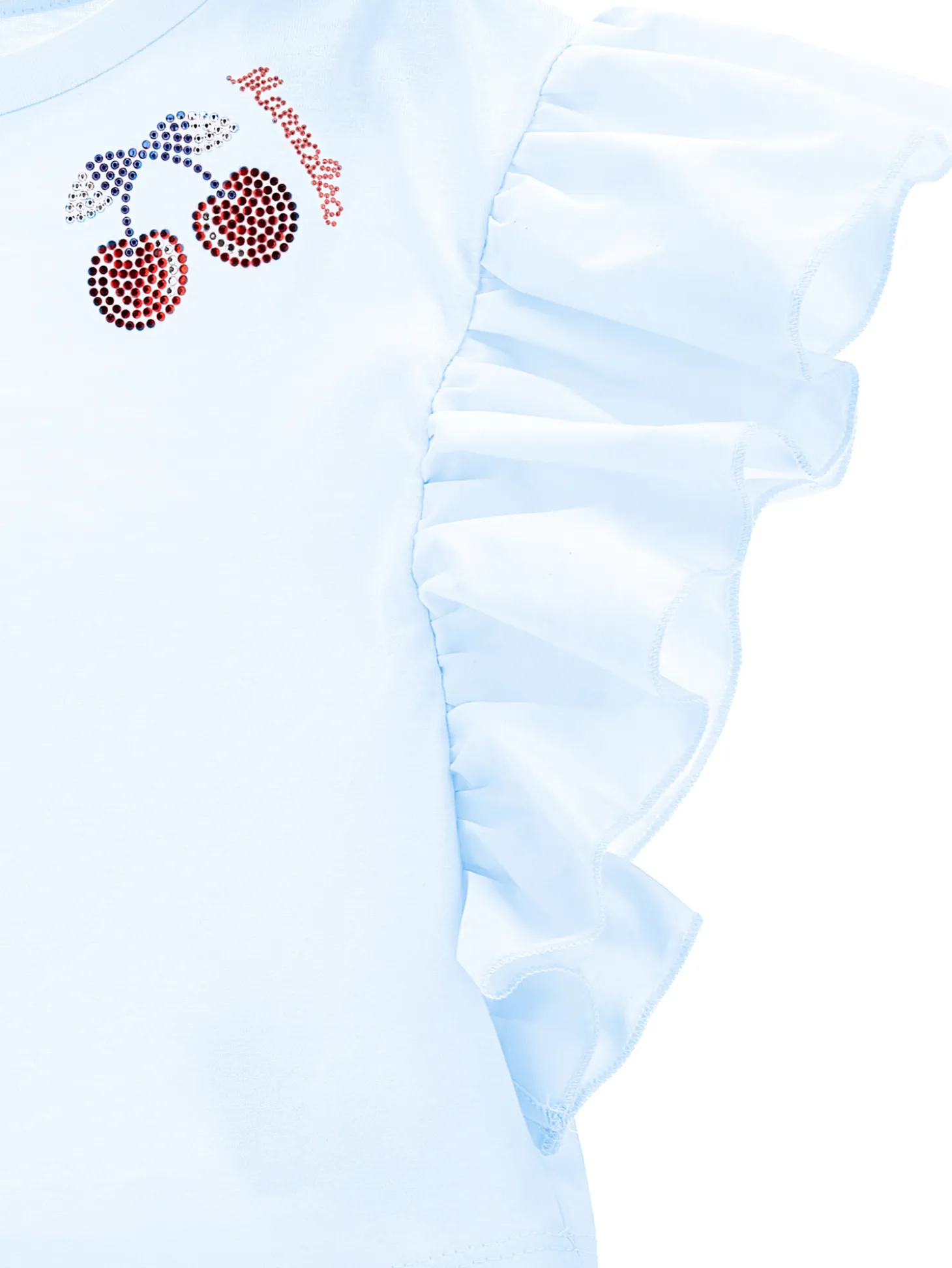T-shirt cropped ciliegie