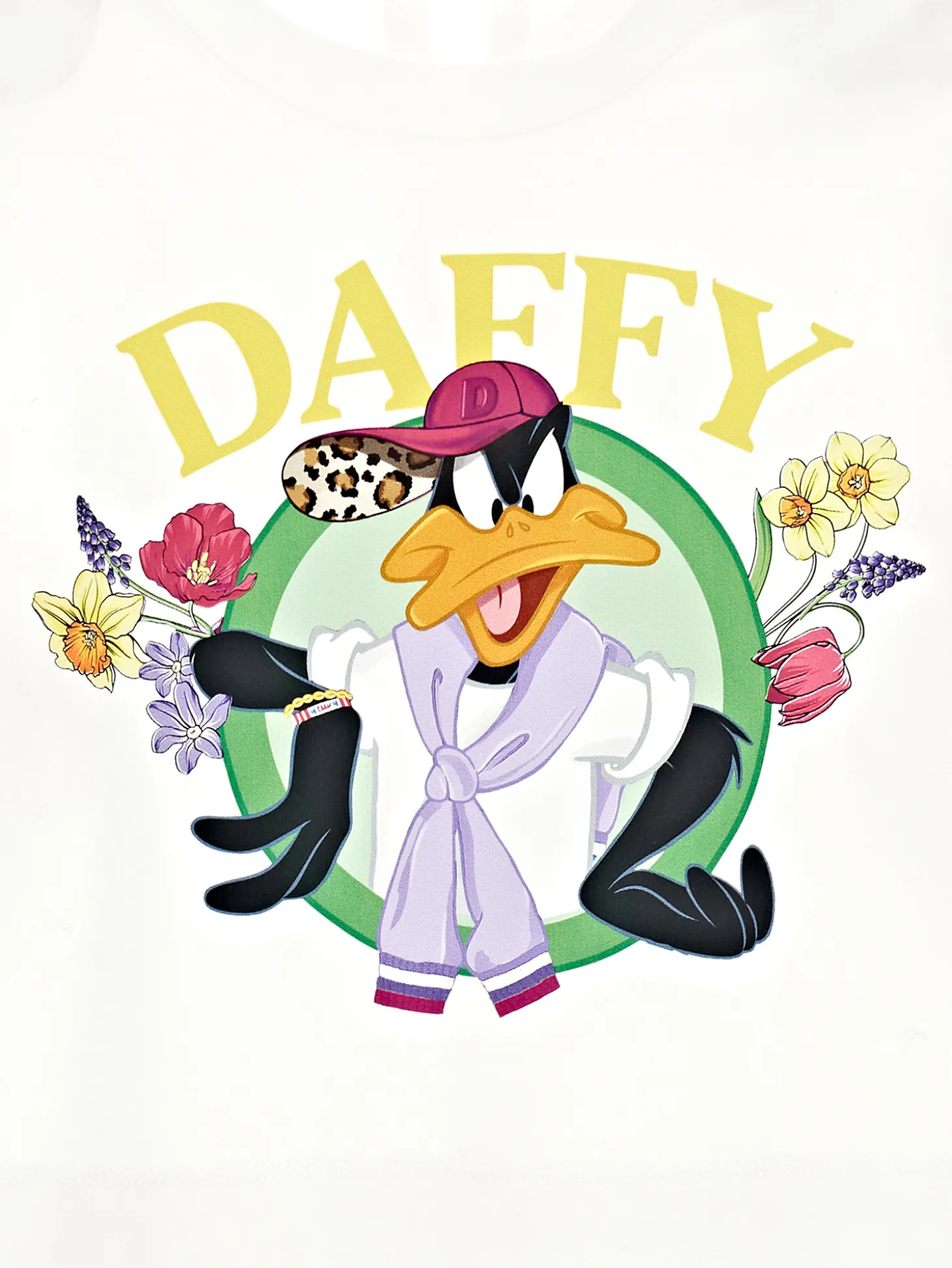 T-shirt cropped Daffy Duck