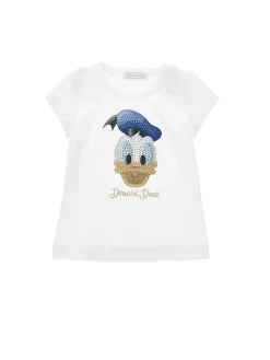 T-shirt Donald Duck strass