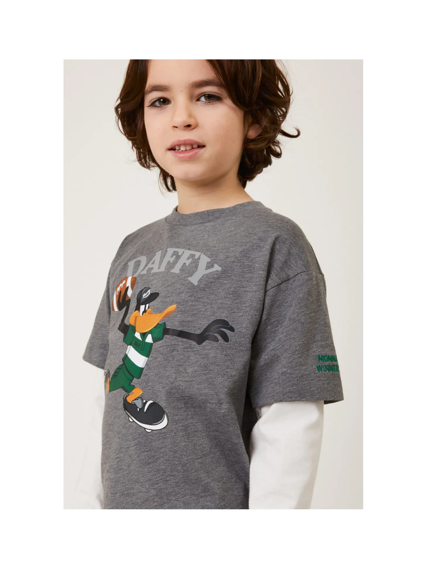 T-shirt doppia manica Daffy Duck