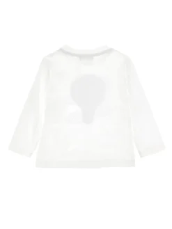 T-shirt girocollo con mongolfiera