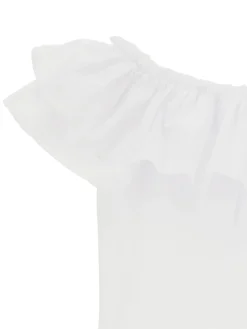 T-shirt jersey con maxigale