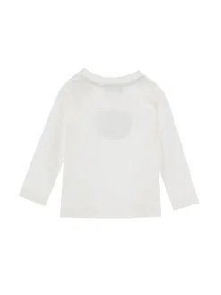 T-shirt jersey con orsetto check