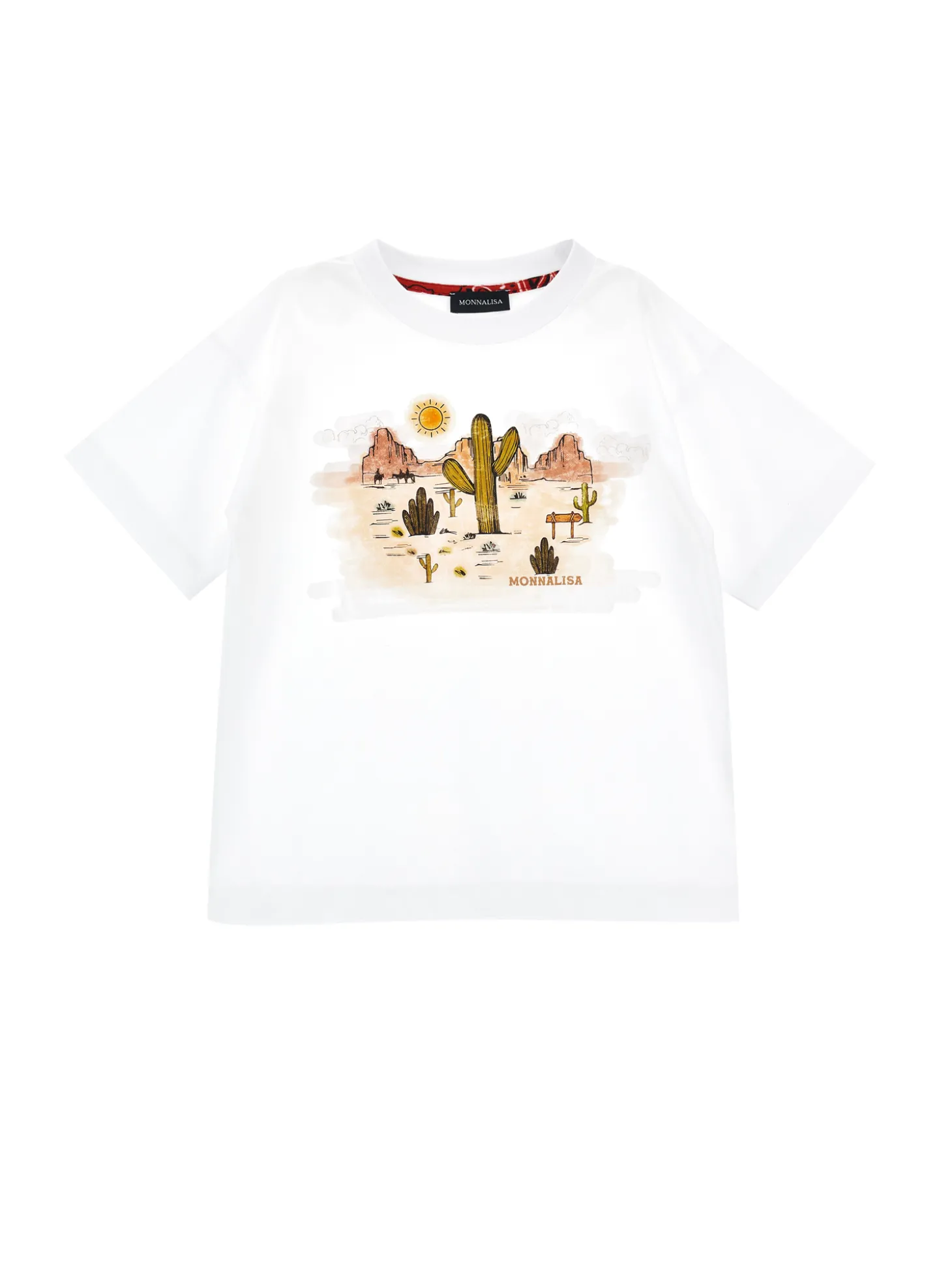 T-shirt jersey con stampa rodeo