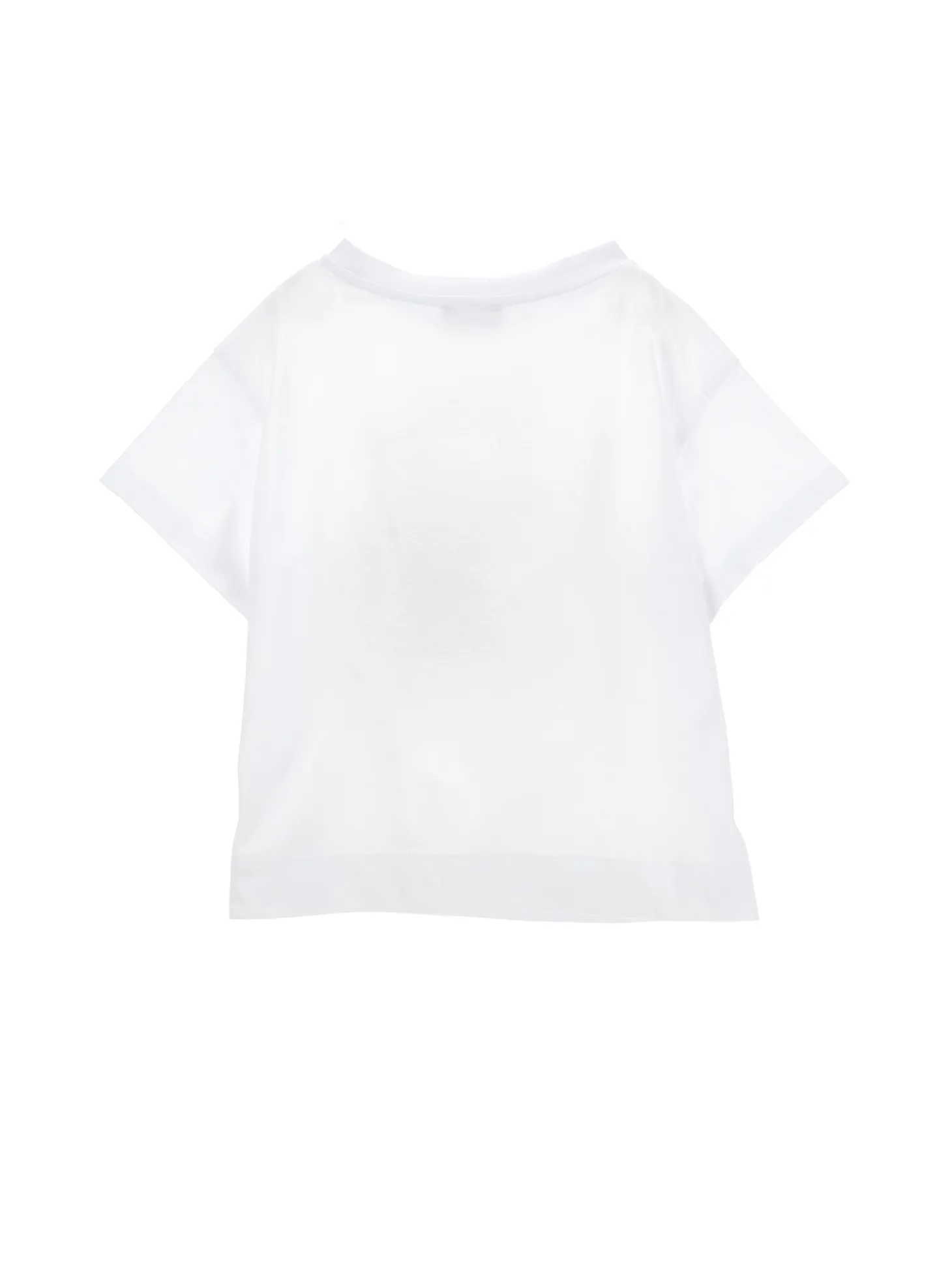 T-shirt jersey con strass