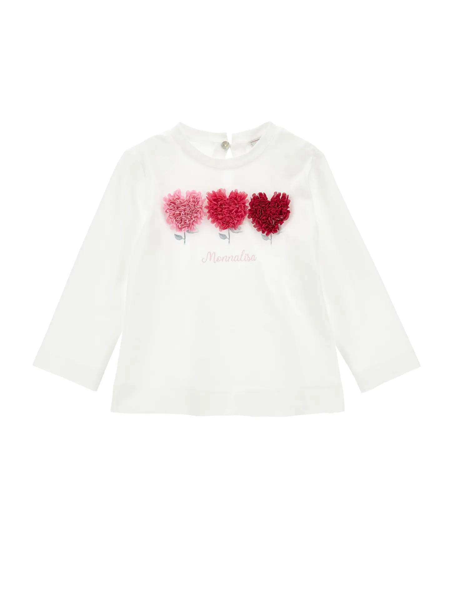 T-shirt jersey cotone con tulle