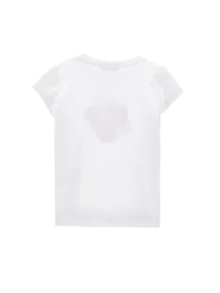 T-shirt jersey fragola con strass