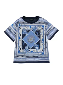 T-shirt jersey marine