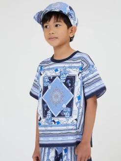 T-shirt jersey marine