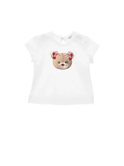 T-shirt jersey stampa teddy