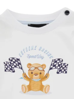 T-shirt jersey stampata