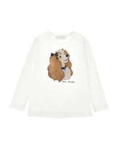 T-shirt Lilli e il Vagabondo strass