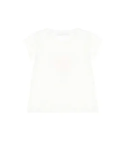 T-shirt lunga stampa collana