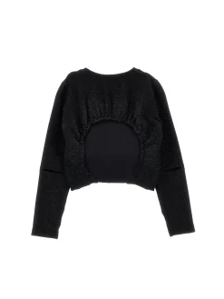 T-shirt lurex cut out