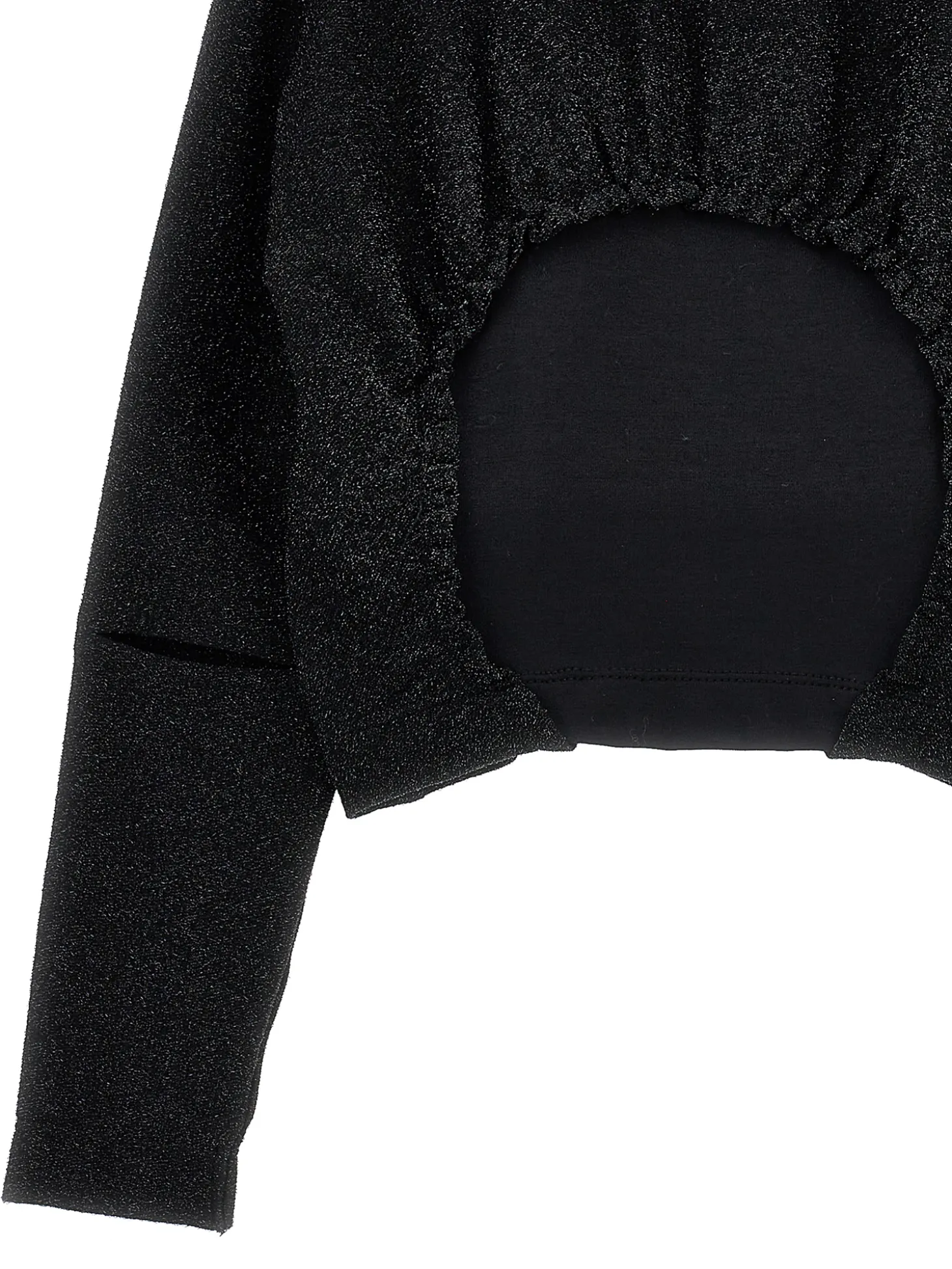 T-shirt lurex cut out