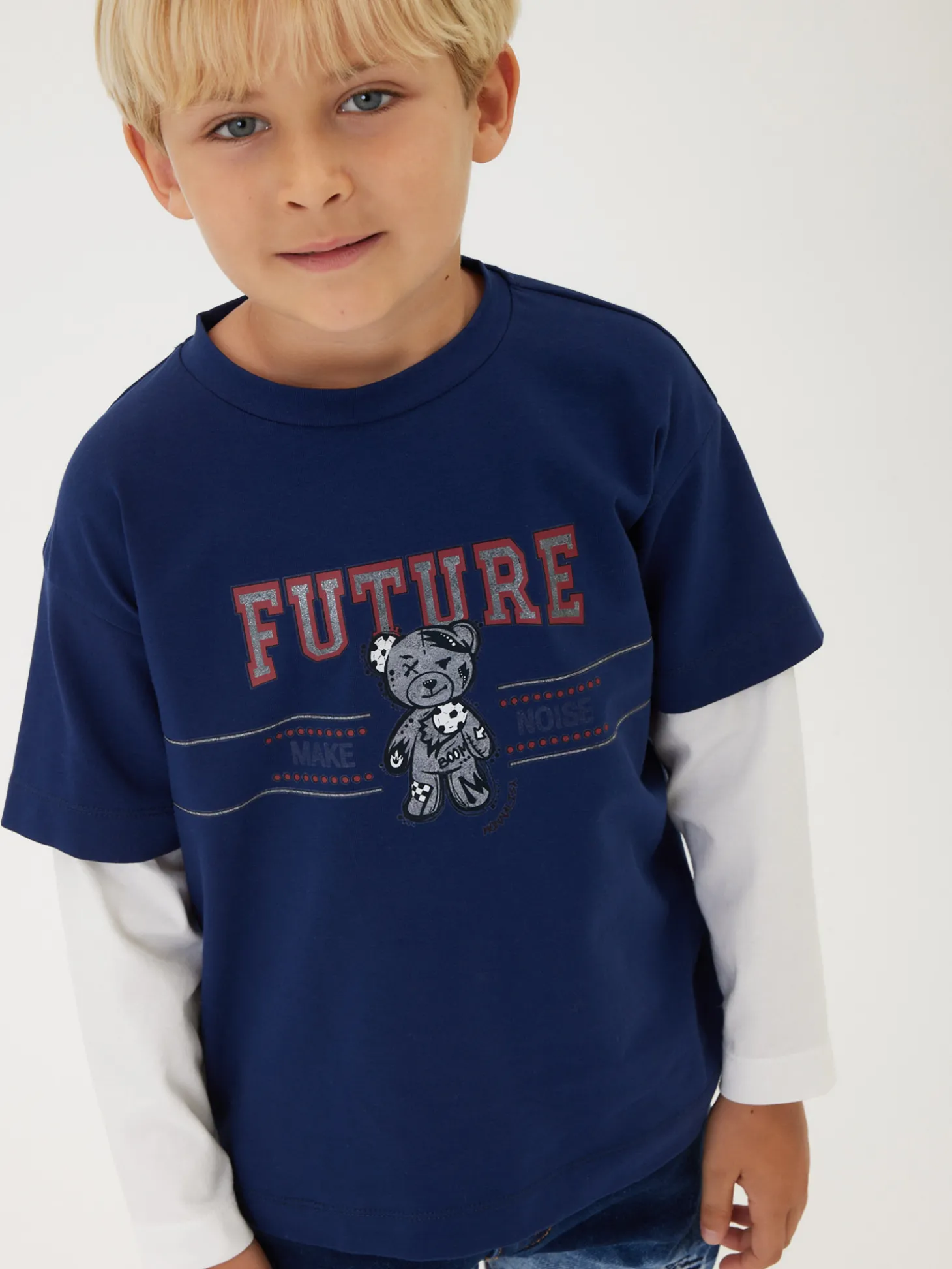 T-shirt manica doppia
