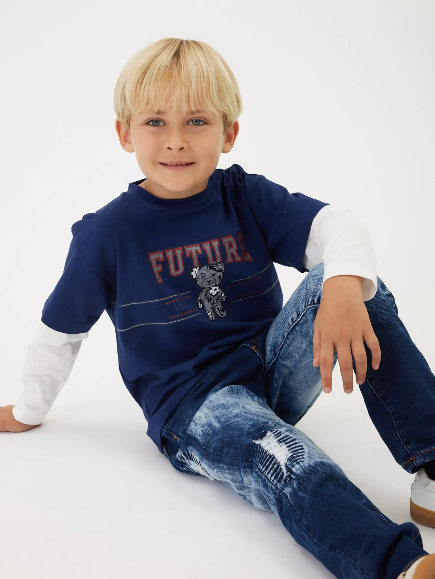 T-shirt manica doppia