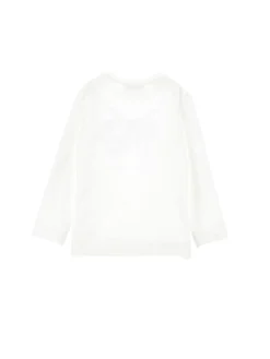 T-shirt maniche lunghe con fiocco