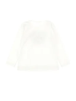 T-shirt maniche lunghe con strass
