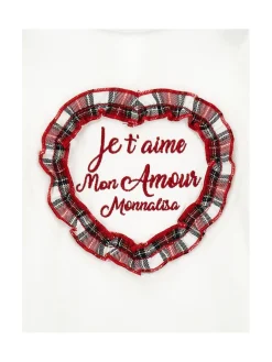 T-shirt Mon Amour tartan