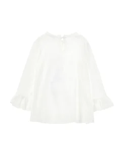 T-shirt pattinatrice con strass