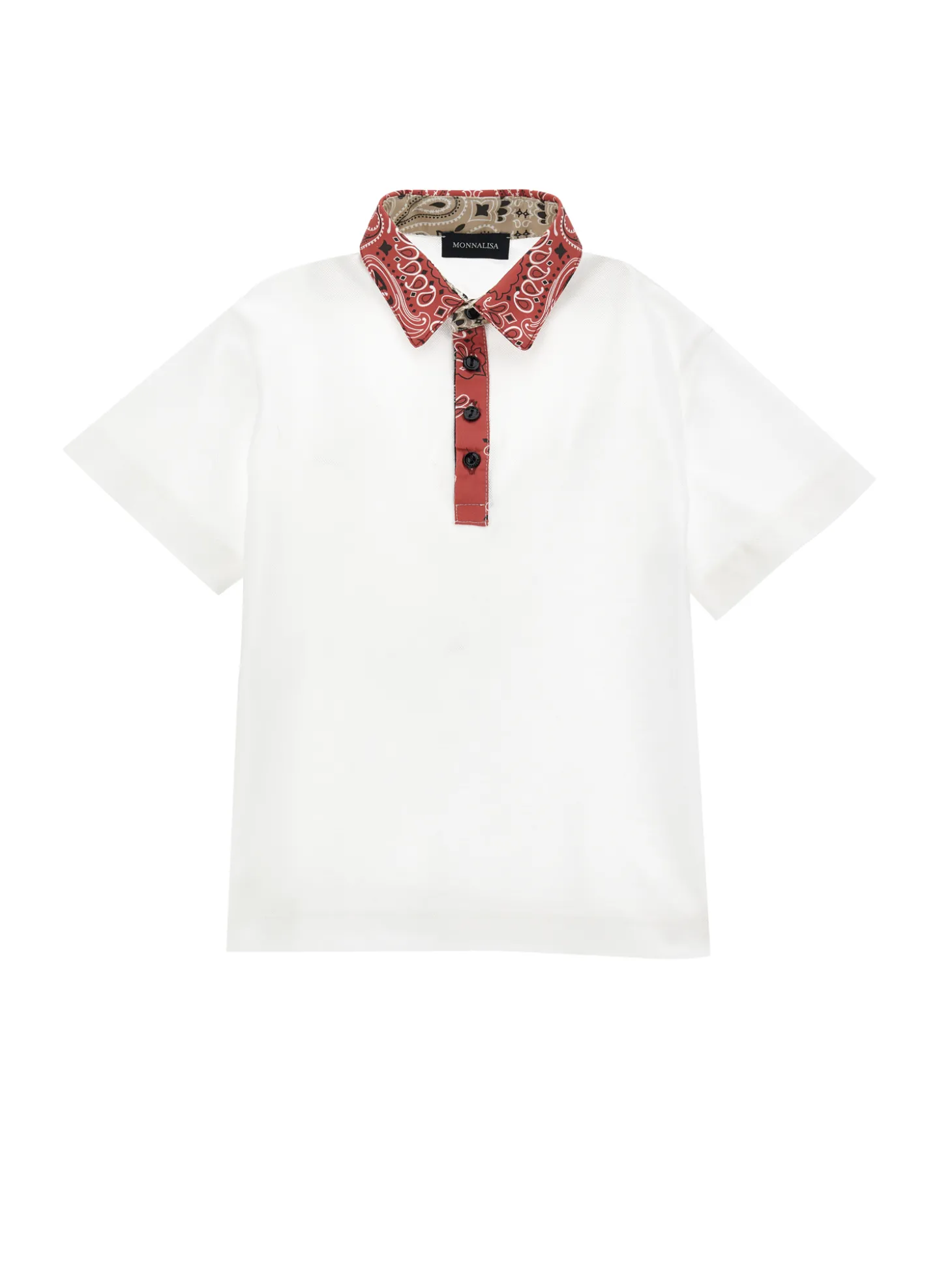 T-shirt piquet paisley