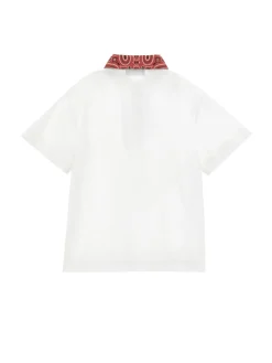 T-shirt piquet paisley