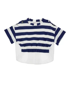T-shirt punto Milano marine
