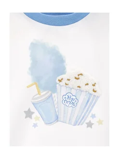T-shirt stampa pop  maniche lunghe